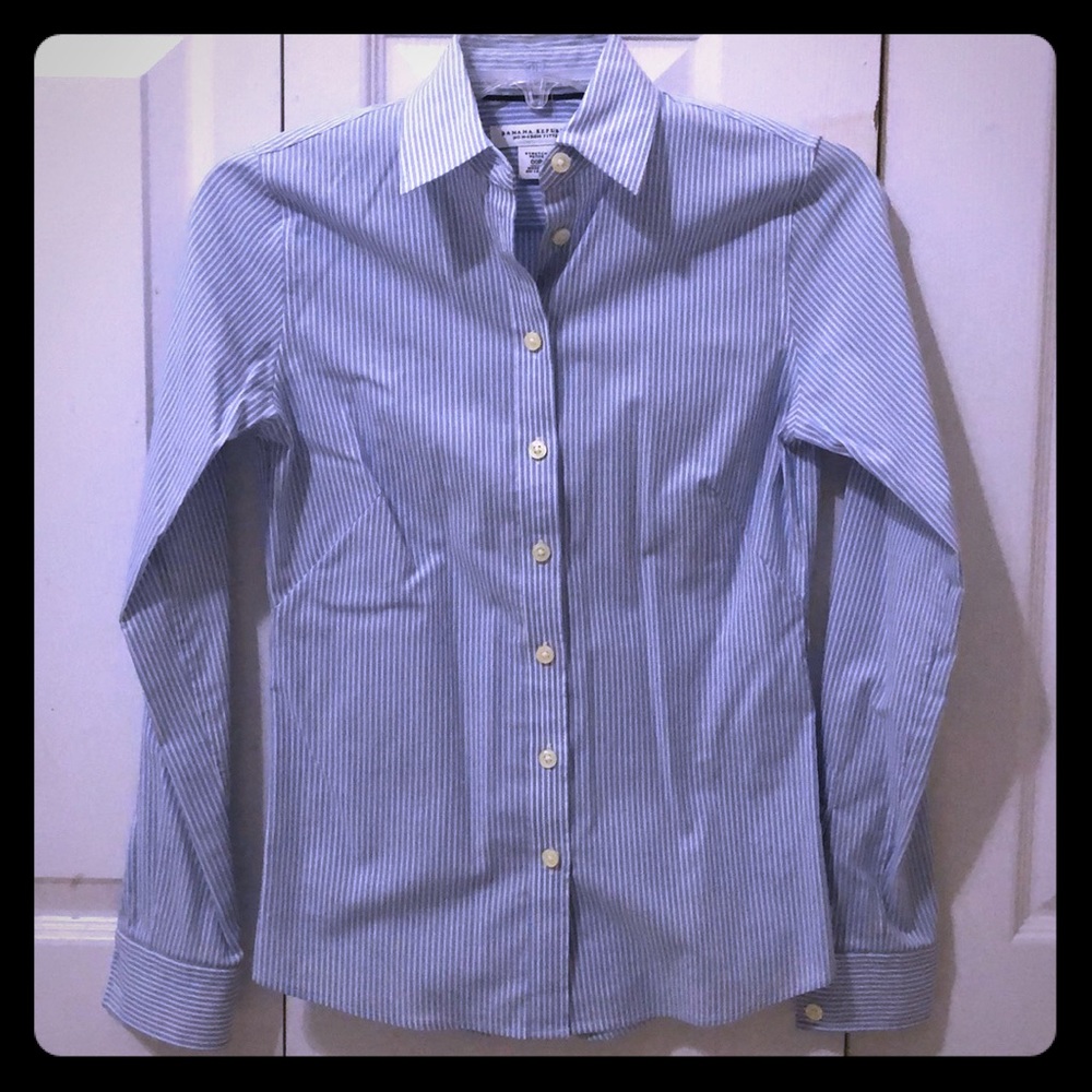 Banana Republic Non-Iron fitted button down shirt